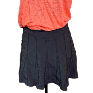 Athleta Everyday Skort Black Activewear Tennis Skirt Size 2